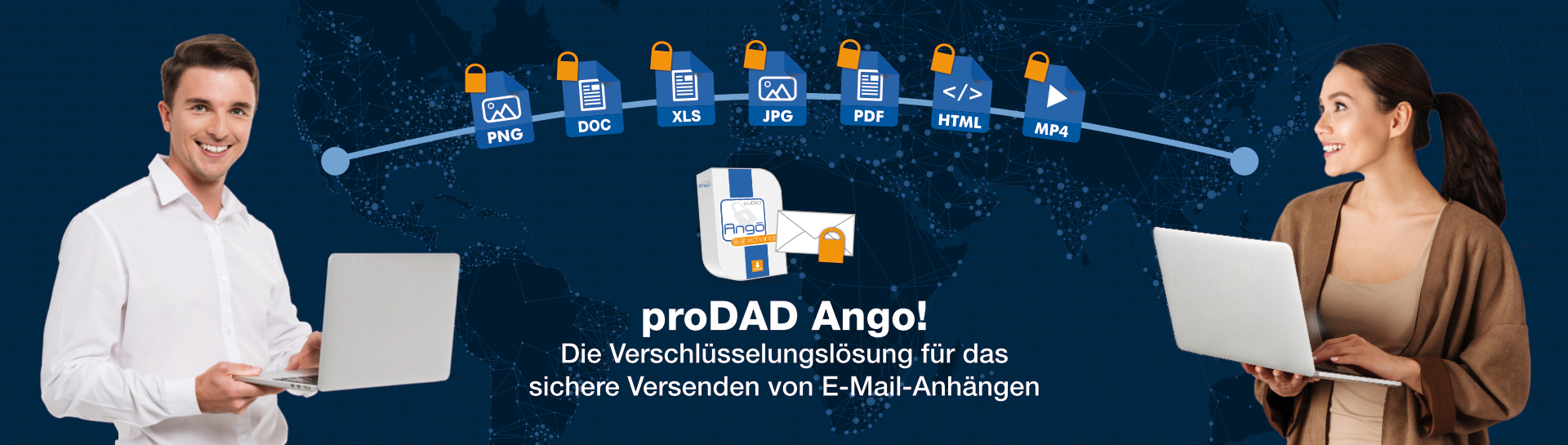 proDAD Ango - Die Verschlüsselungslösung für das sichere Versenden von Email-Anhängen