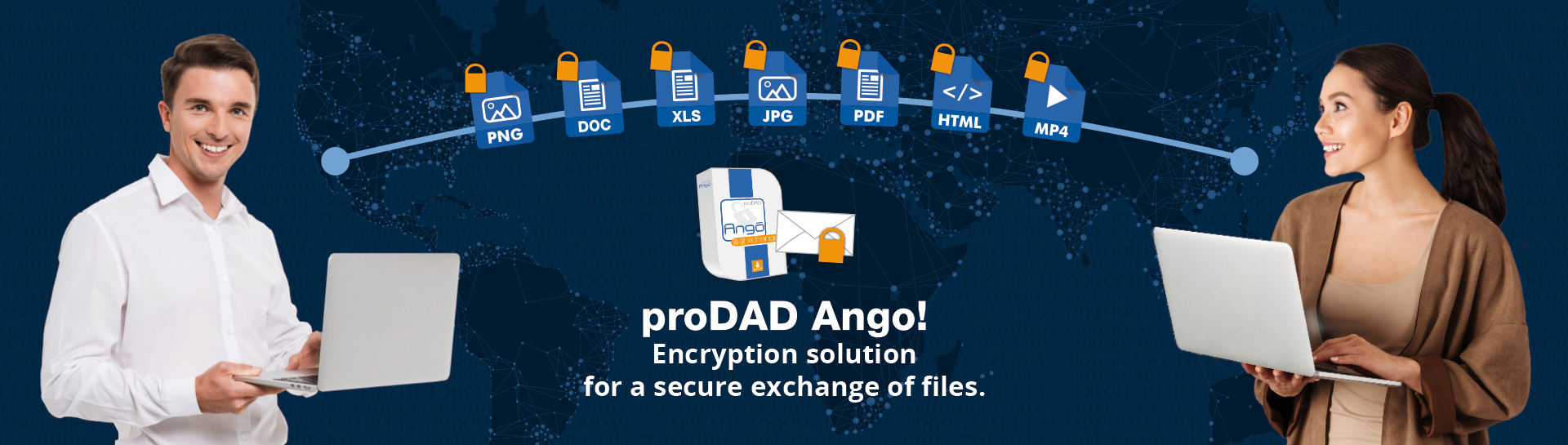 proDAD Ango - Encrypting solution for a secure exchange of files